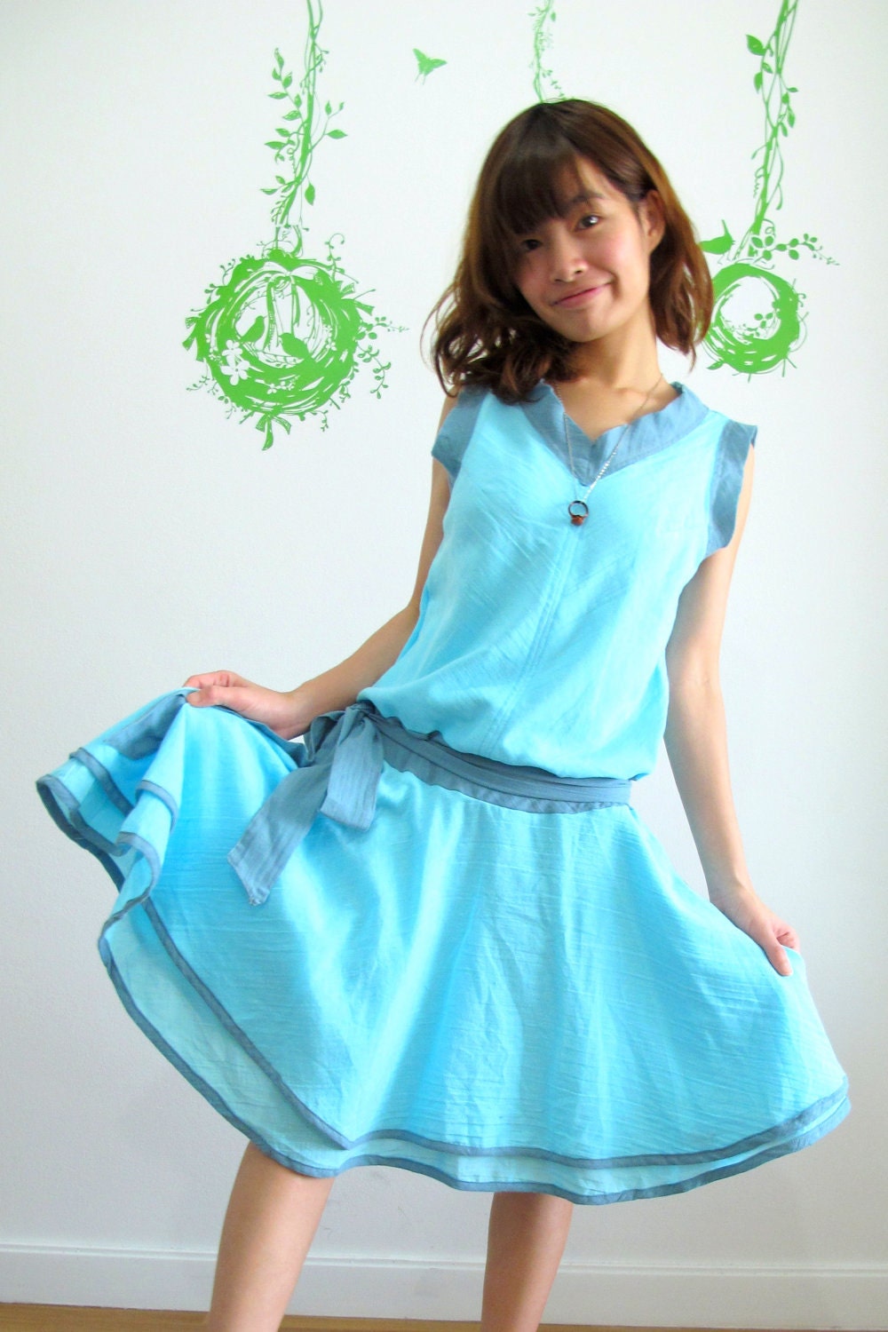 Happy with Simply Blue Dress