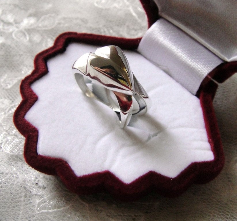 crown of my heart ring for wedding gifts - 925 sterling silver jewelry (OOAK)