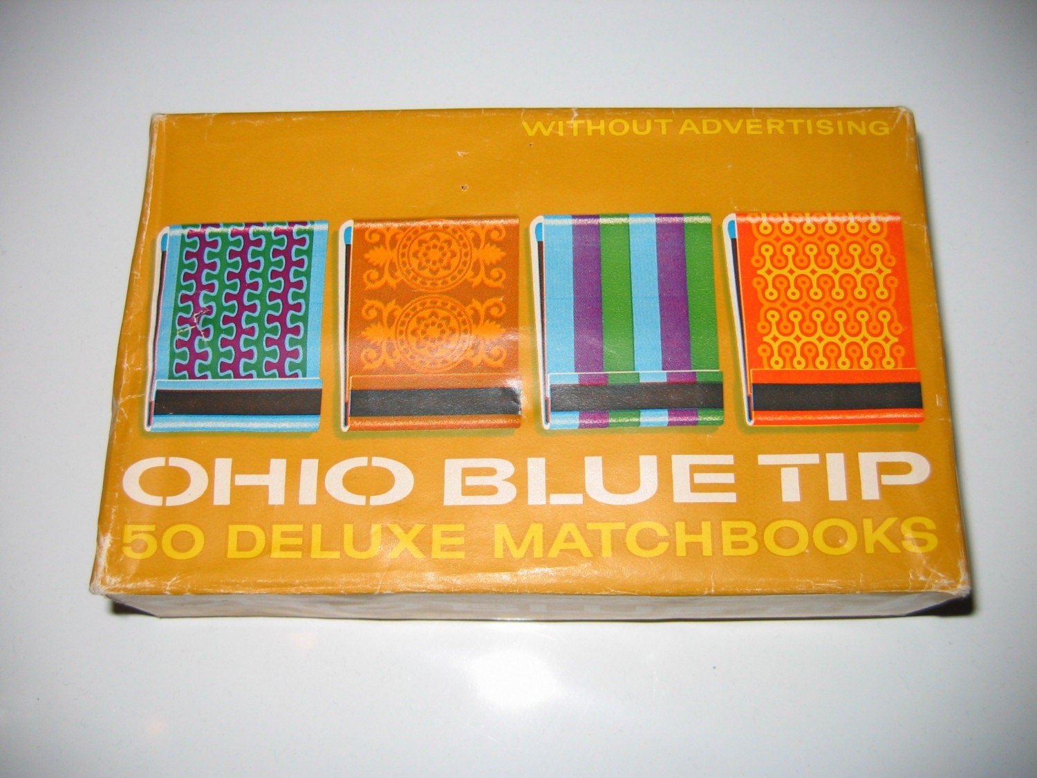 60's SAUL BASS Matchbooks.  Vintage.  Matches.  RARE box of 50.  American Graphic Designer.