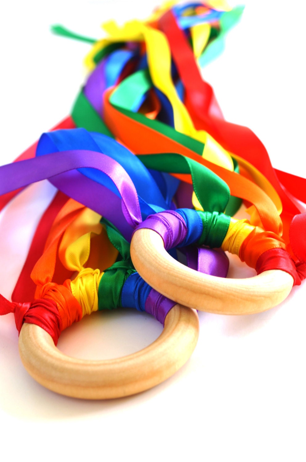 Waldorf Hand Kite - Set of 2 Rainbow Hand Kites