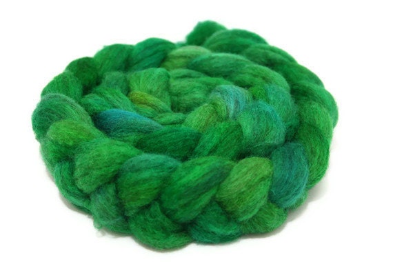 hand dyed Oatmeal Blue-Faced Leicester - What's my Lime