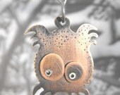 don't ruffle my feathers owl necklace