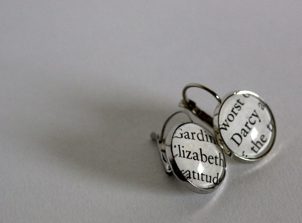 Miss Marple custom literary earrings for glbuckingham
