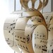 20 x Music hanging hearts for Showmethewayhome