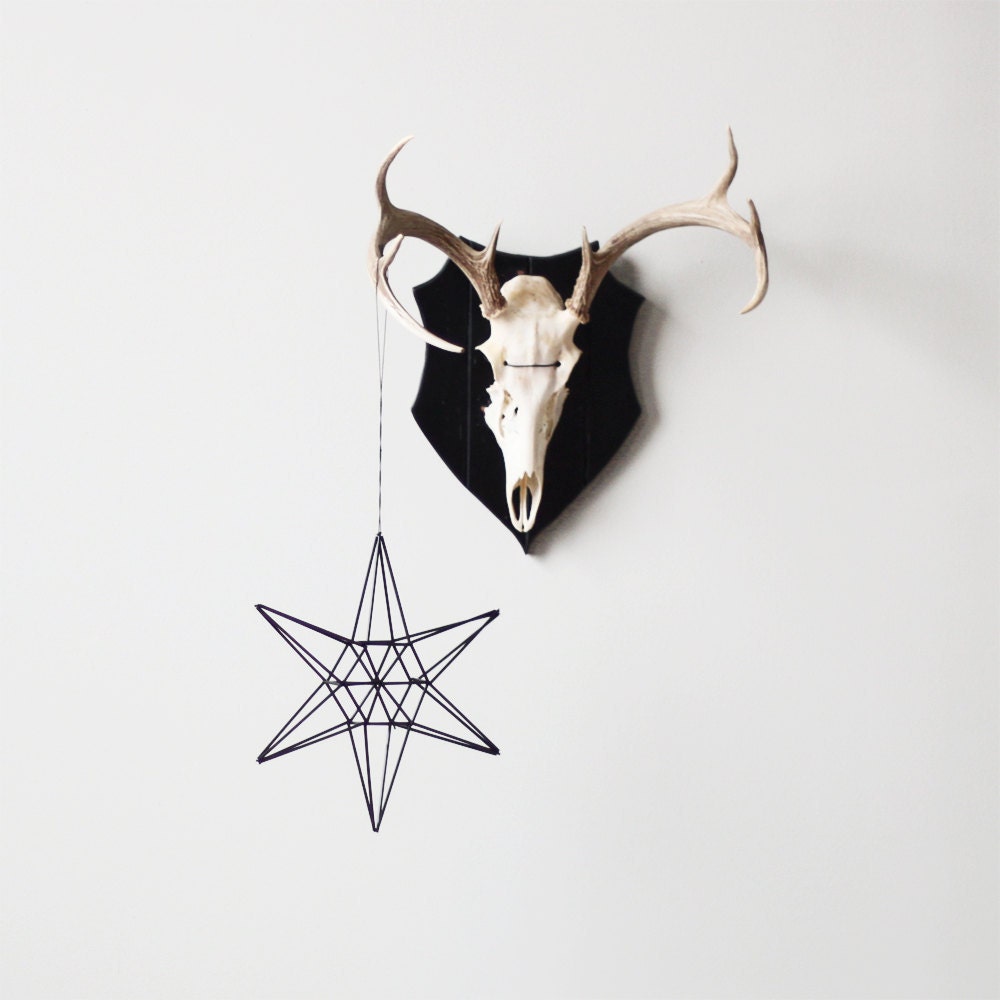 Star Himmeli / Modern Hanging Mobile / Geometric Sculpture - HRUSKAA