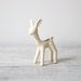 vintage small deer vase