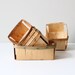 balsa wood berry basket set