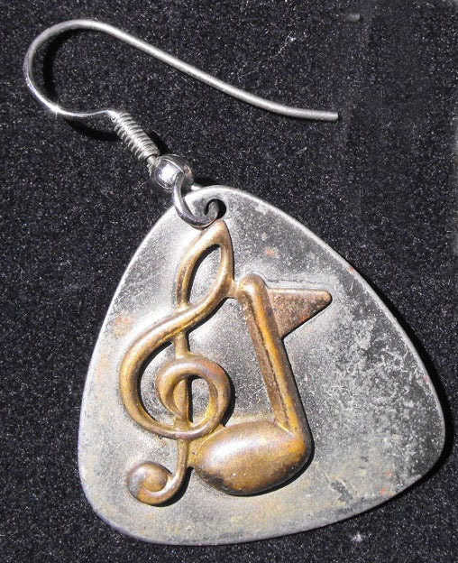 Vintage Musical Note Symbols Earrings
