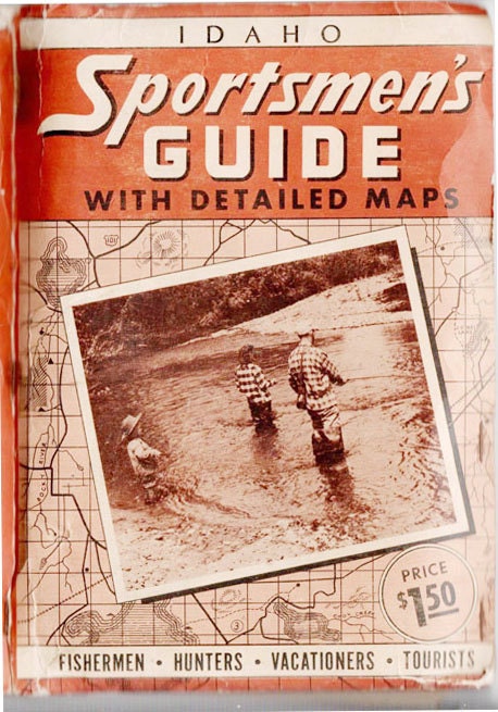 Vintage Historical Maps and Sportsman Guide for Idaho