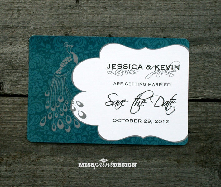Peacock Garden SAVE THE DATE