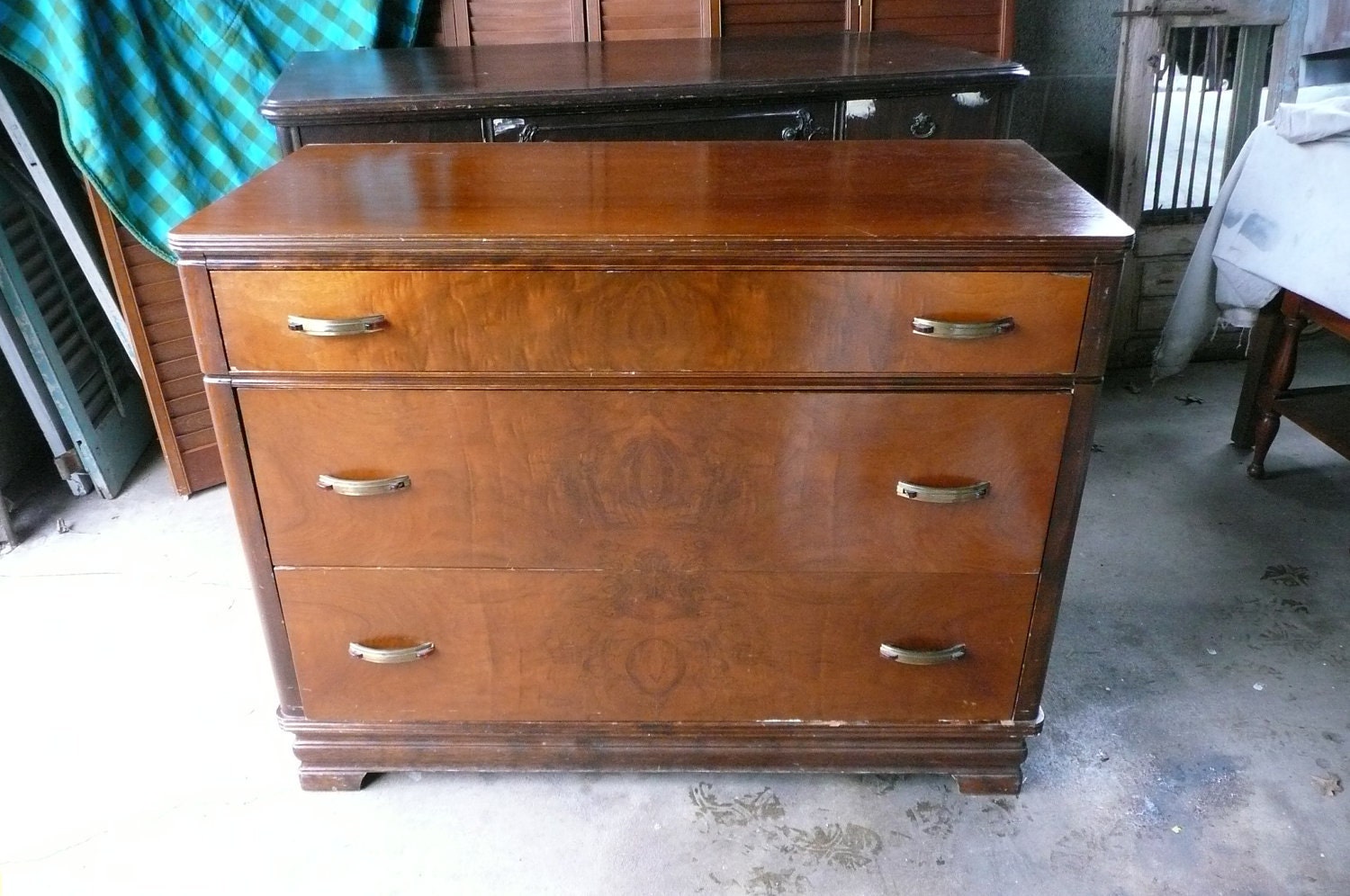 Chest of Drawers Mid Century Vintage PAINT to ORDER Poppy Cottage
