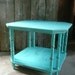 Turquoise Coffee Table.Vintage