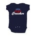 4th of July Little Fire Cracker on Navy Blue Bodysuit