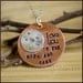 Love You To the Moon and Back Hand Stamped Necklace