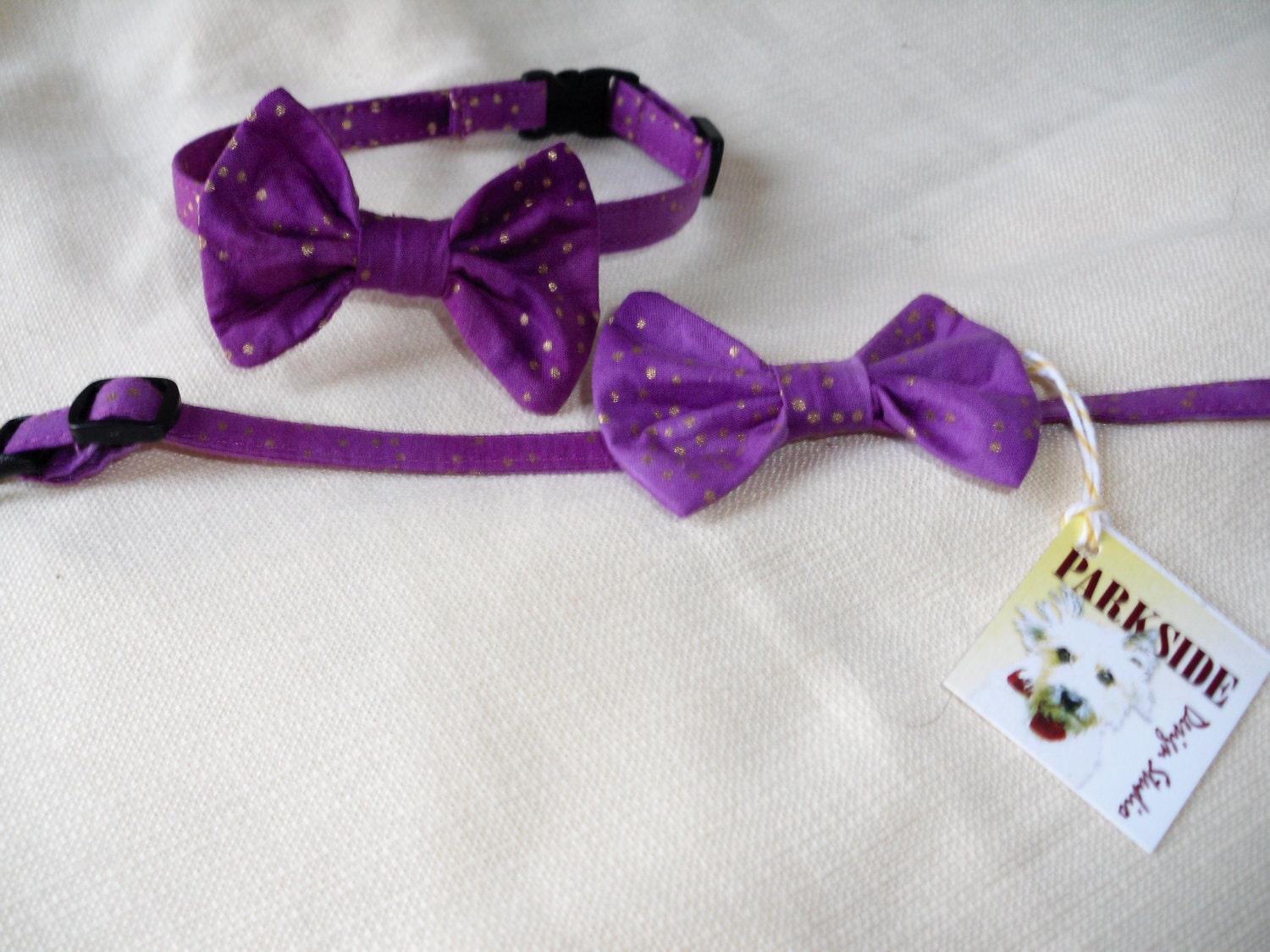 Breakaway Bow Tie Collar for Cats