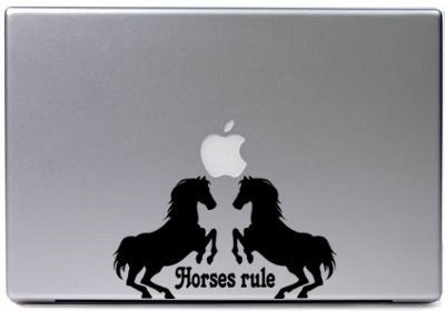 Laptop decal-Laptop sticker-Horse decal-Laptop horse decal-6 X 10 inches
