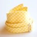 The Beau- men's yellow gingham collection freestyle bow tie- several available shades