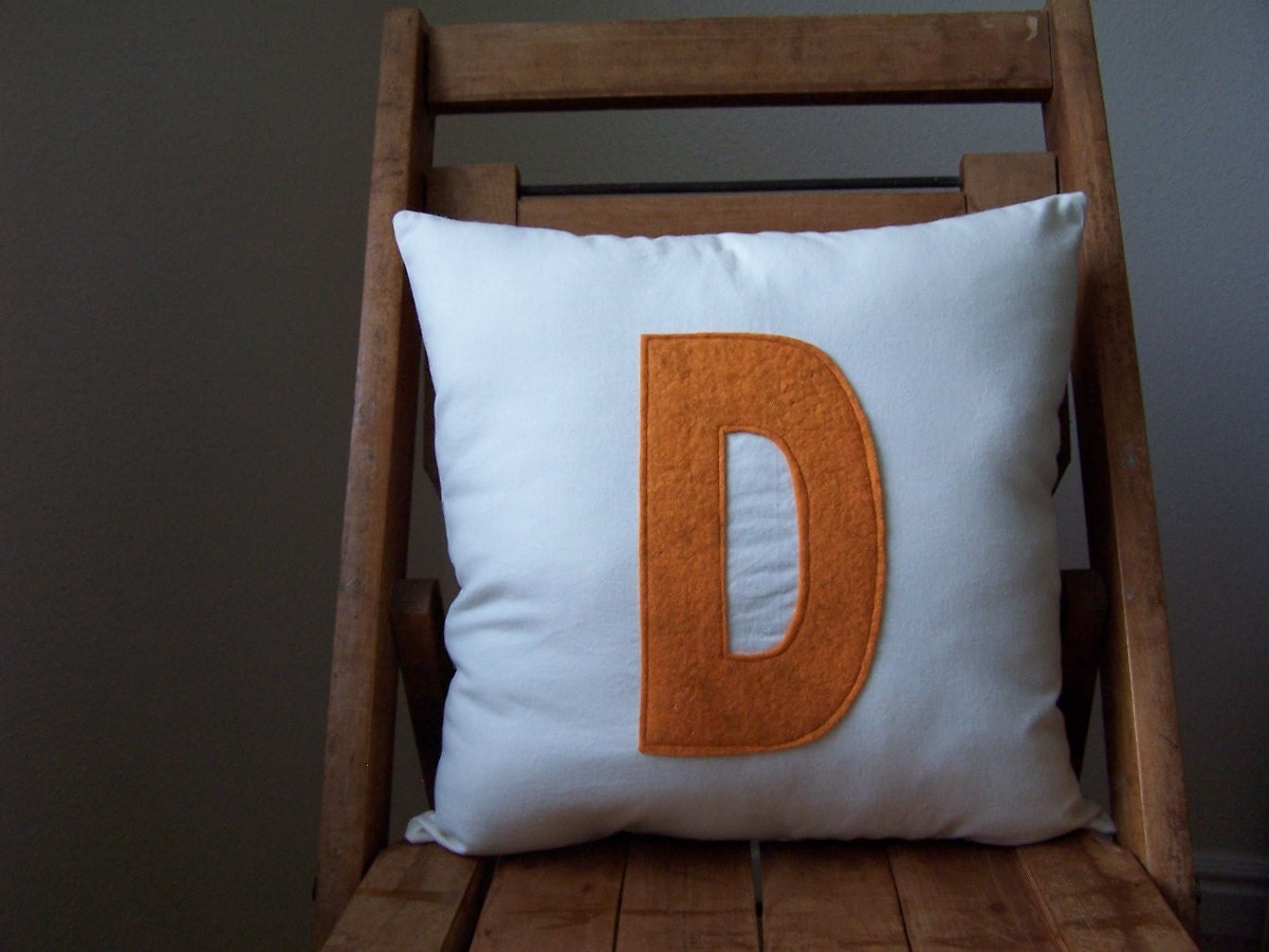 Personalized Initial Pillow