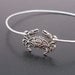 Little Crab Bracelet, Beach Jewelry, Silver Crab Bangle, Beach Bangle, Beach Bracelet, Cute Crab Jewelry, Cancer Zodiac Sign, Zodiac Jewelry