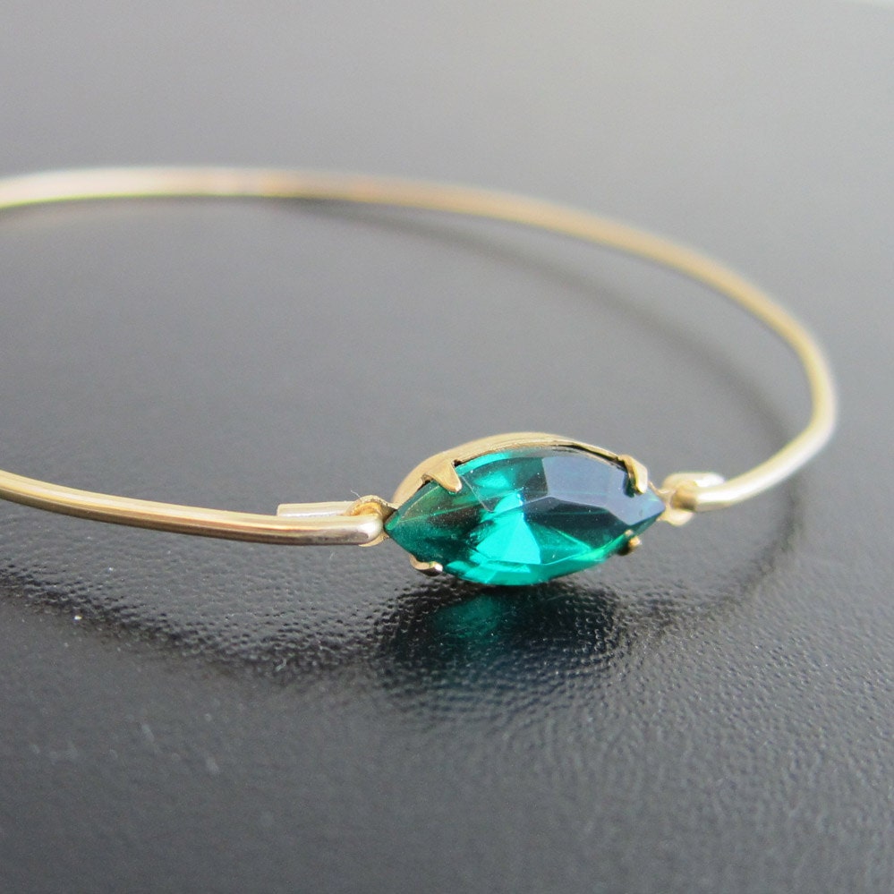 Emerald Green Rhinestone Bracelet, Esmeralda - Gold, Emerald Rhinestone, Emerald Green Bangle, Emerald Green Bracelet, Emerald Green Jewelry