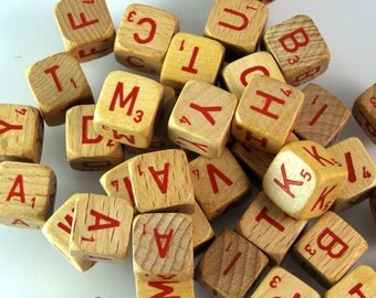Red Letter Cubes - Bulk Lot of 15