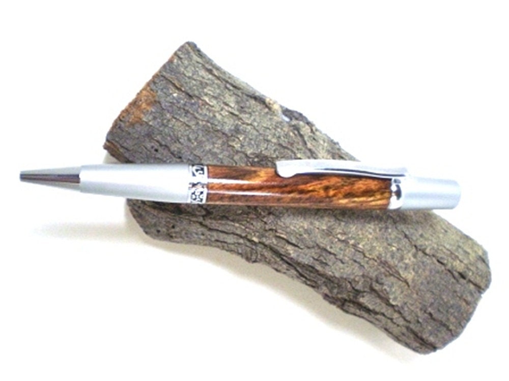 Hand Turned Pen Wood - Chechen- Ballpoint - No 4