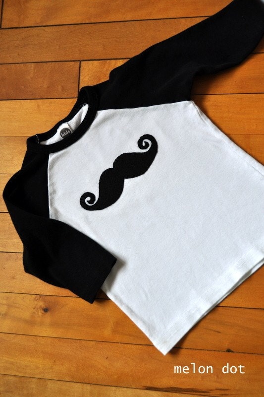 little  man mustache tee or onesie