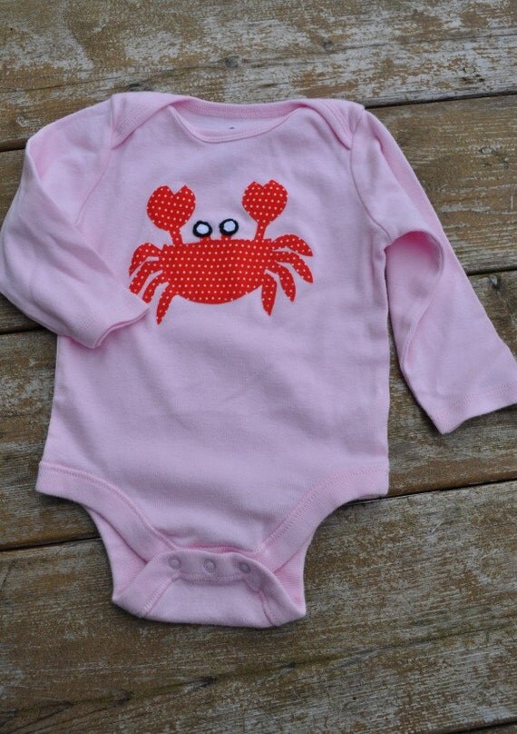 miss crabby. a baby onesie or t shirt by melond