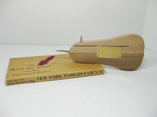 Marvel Rug Knitter from NY Worlds Fair 1939