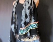 aztec tiedye scarf