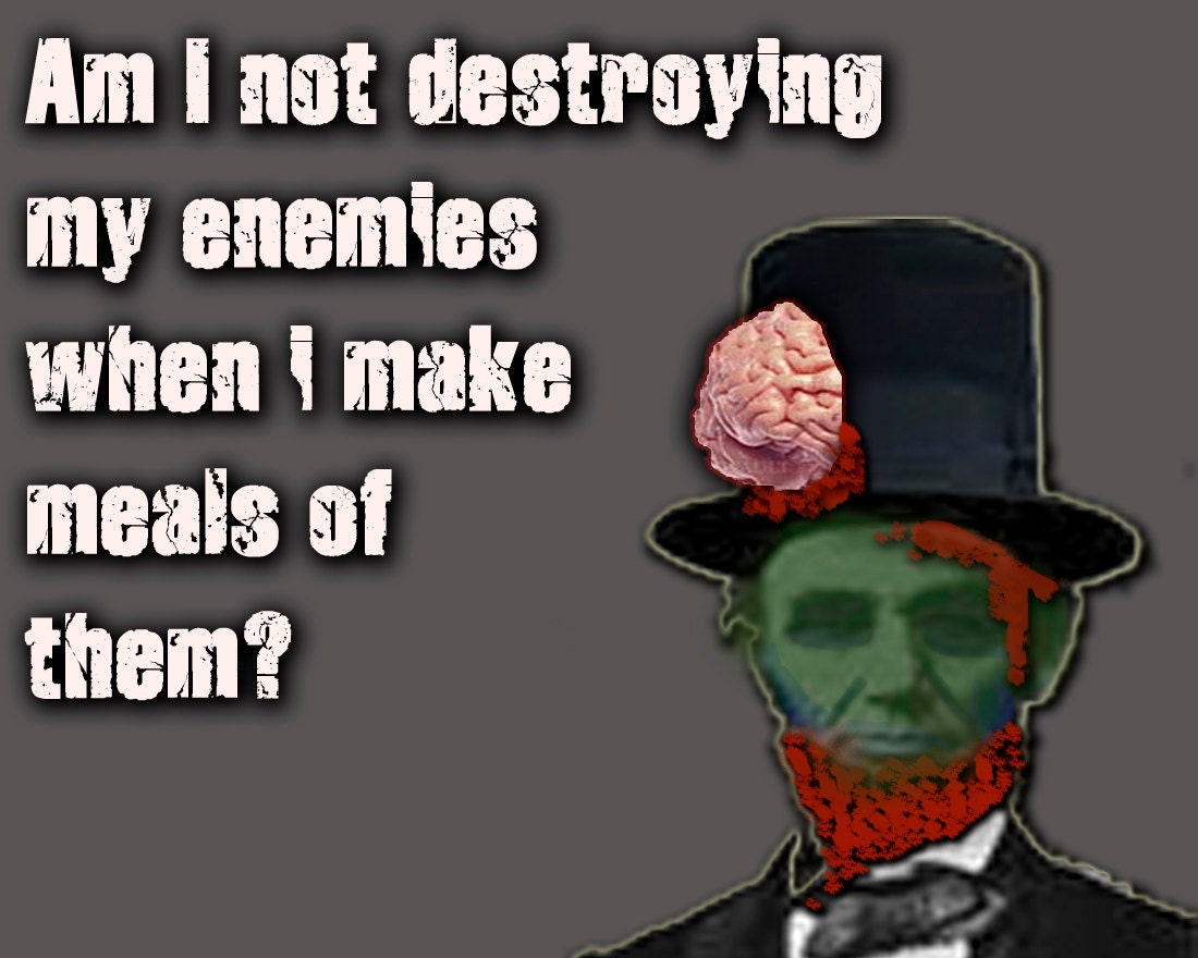 Abe Lincoln Zombie