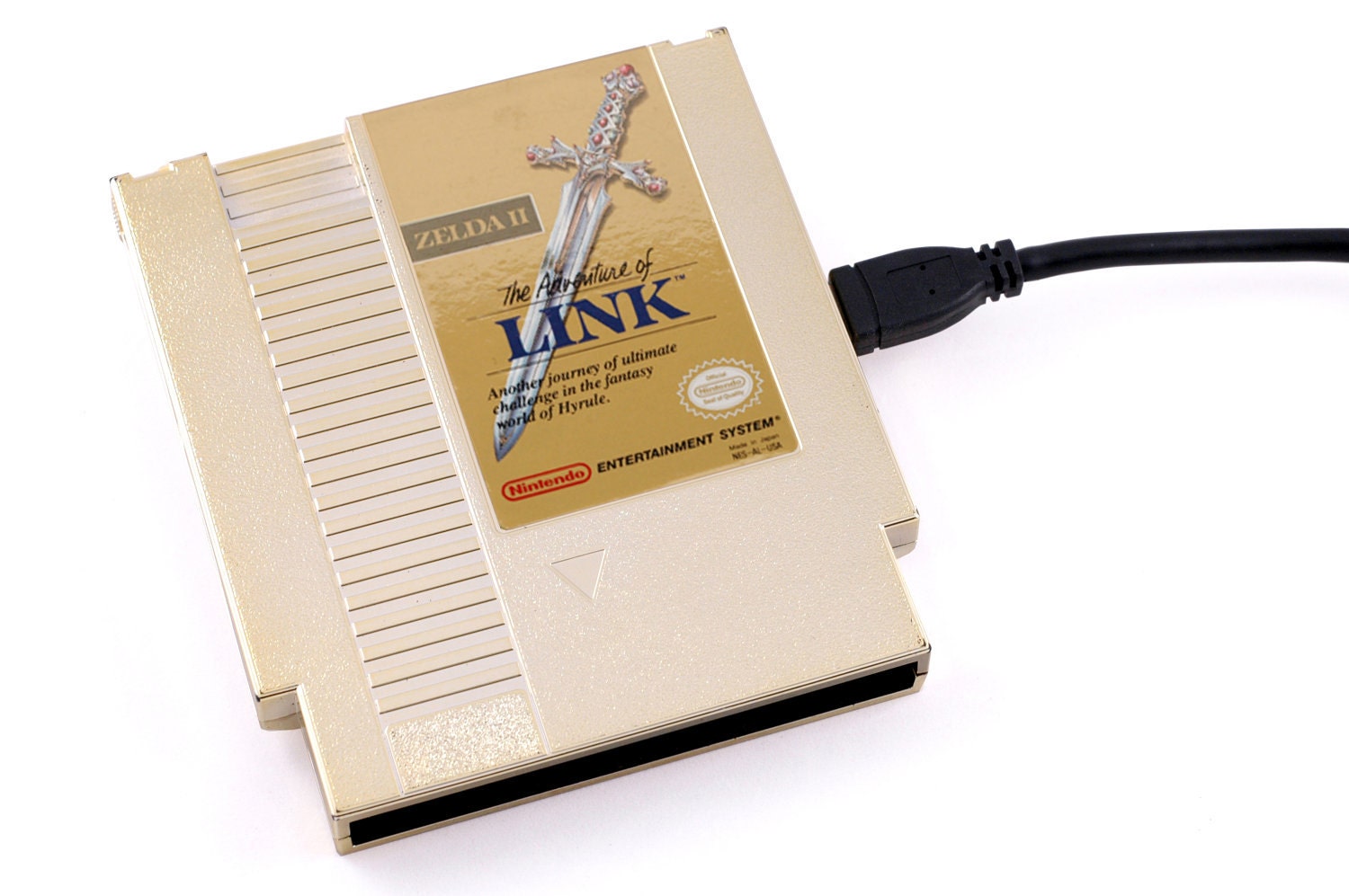NES Hard Drive - The Legend of Zelda 2 The Adventure of Link - 1TB USB 3.0