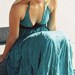 turquoise banded sundress