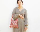 Sweet Blossom Bag- Hand Felted and Embroidered
