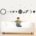 COMPLETE SOLAR SYSTEM Vinyl Decal Graphic by DecoMOD Walls huge 10 feet
