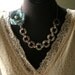 RUSTED BLOOM an Eco Friendly Vintage Recycled Necklace