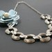 RUSTED BLOOM an Eco Friendly Vintage Recycled Necklace