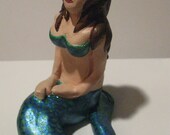 50% off SALE - Mermaid - fun and unique sculpture - Ready to ship