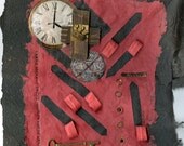 Every Minute - Handmade Paper Collage