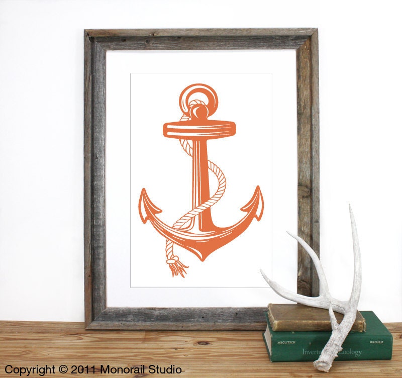 Anchor Screenprint 12 x 19 in Pick Your Color