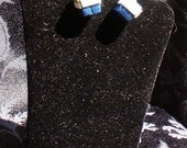 Doctor Who inspired TARDIS earrings Glow in the dark