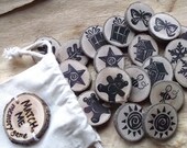 Wood Memory Game - Two-of-a-Kind Match Me Memory Game - Eco-Friendly Wooden Game Handmade from Reclaimed Ohio Tree Branches - A Green Game