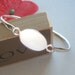 Sterling Silver Engravable Oval Bangle Bracelet
