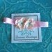 Sweet Pink and Taupe Double Dainty Flower Headband with Swarovski crystal centers  Fits infants trhough adult