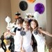 Black and White Satin and Tulle Rosette Hair Clip/Pin...Can also be made as a headband