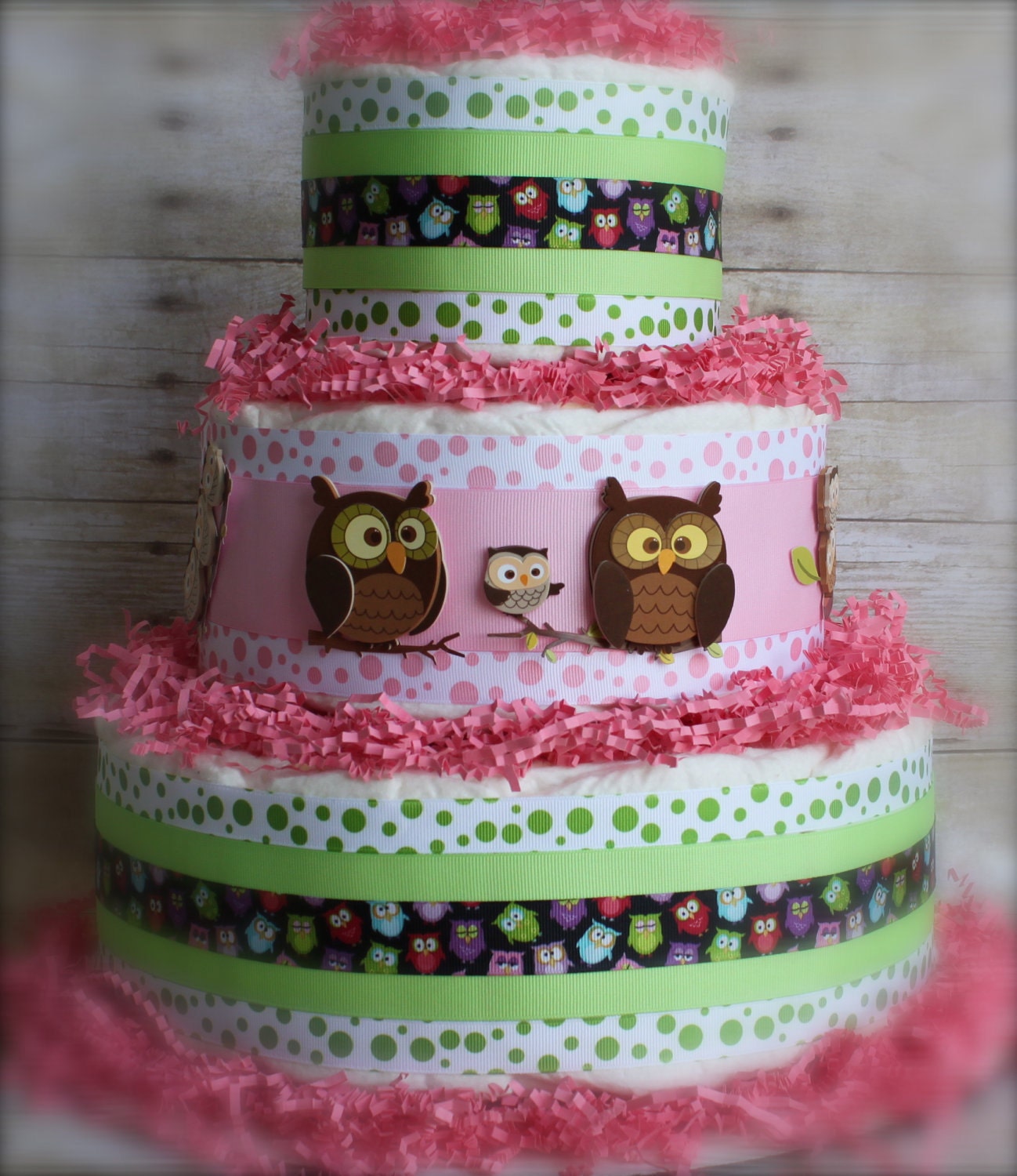 Whooo's That Baby Girl Cake