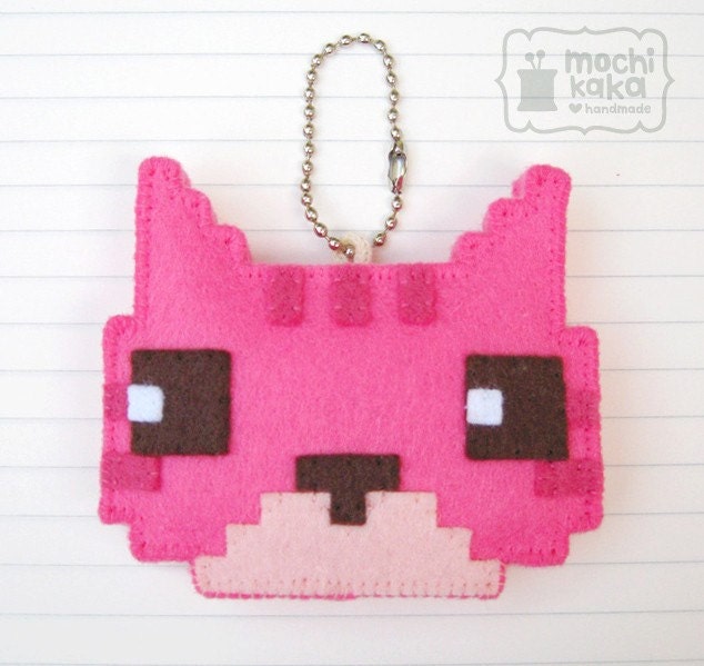 Pinku - Pixel Keychain