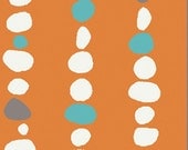 Pebbles in Pumpkin from Circa 52 by Monaluna for Birch Fabrics- Half Yard