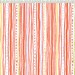 Stripe in Orange from Safari Sweet Organic- Half Yard
