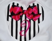 Ooh La La Minnie Applique Initial Shirt